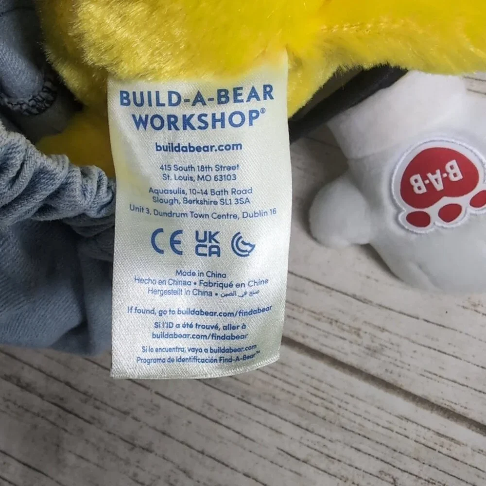 Build A Bear Super Sonic Plush With Outfit